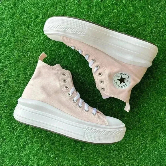 Converse Chuck Taylor All Star Move Hi Decade Pink - Picture 2 of 8